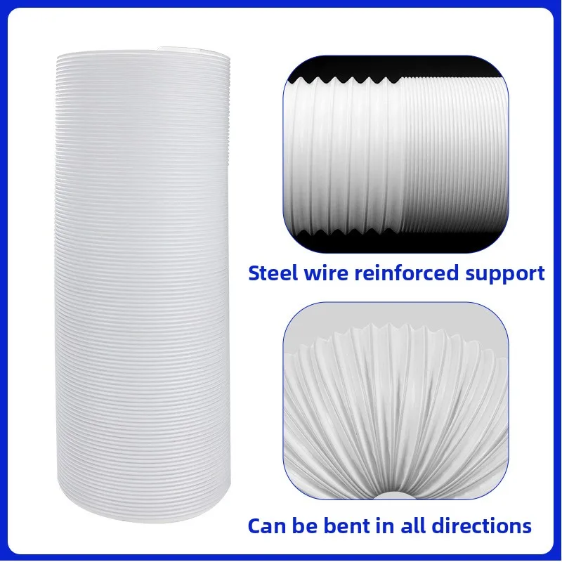 Portable Air Conditioner Exhaust Duct,15cm Thickened Telescoping Vent Hose,Extension Pipe Accessory