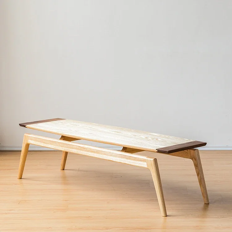 

High Quality Nordic Square Coffee Table Wood Modern Rectangle Wooden Coffee Table Home