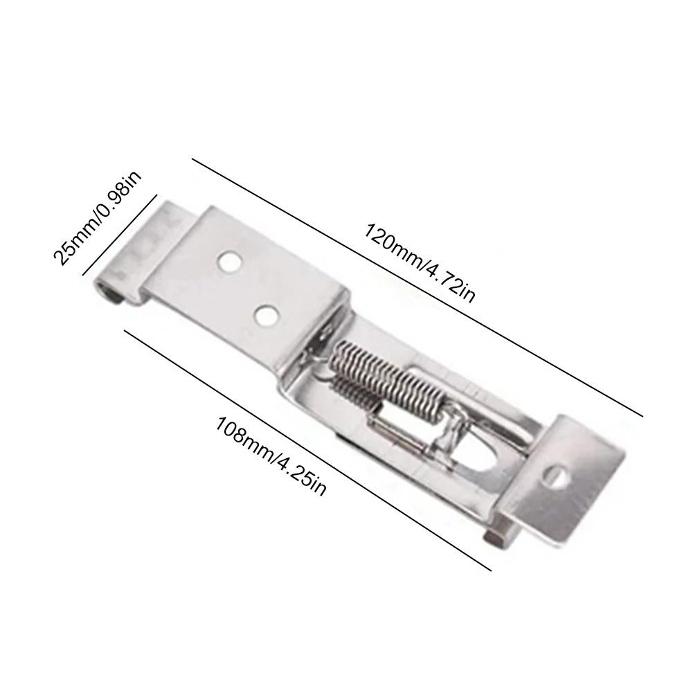 2 قطعة مقطورة شاحنة رقم لوحة كليب لوحة ترخيص بين قوسين الفولاذ المقاوم للصدأ سيارة إطار لوحة الرخصة حامل لقافلة مقطورة