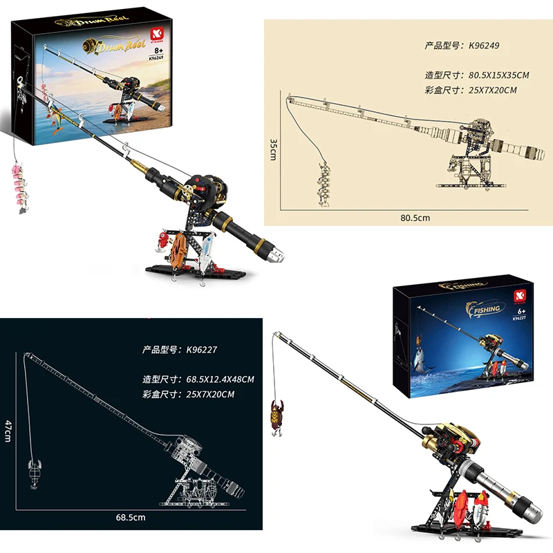 

Конструктор KYBLOCKS: Модель рыболовной катушки с имитацией шестерен, развивающая игрушка для детей, подарок на день рождения, 6227 6249