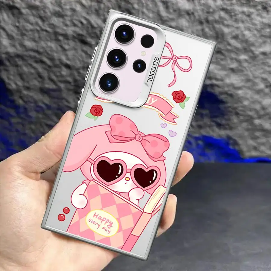 حافظة لهاتف سامسونج جالاكسي S23 S24 S25 Ultra S20 S22 S23 FE نوت 20 S21 Plus S24FE غطاء شل لطيف سينامورول كورومي #4