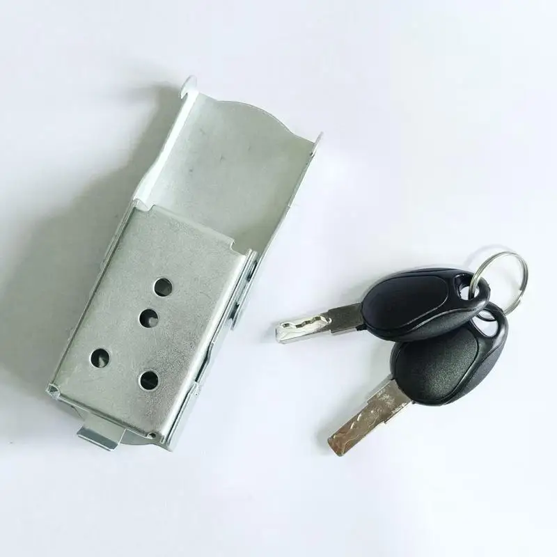 Heavy Duty Metal Truck Trunk Lock Anti Theft Durable With 2 Keys Anti Break for Cargo Trailer Pickup Van Use