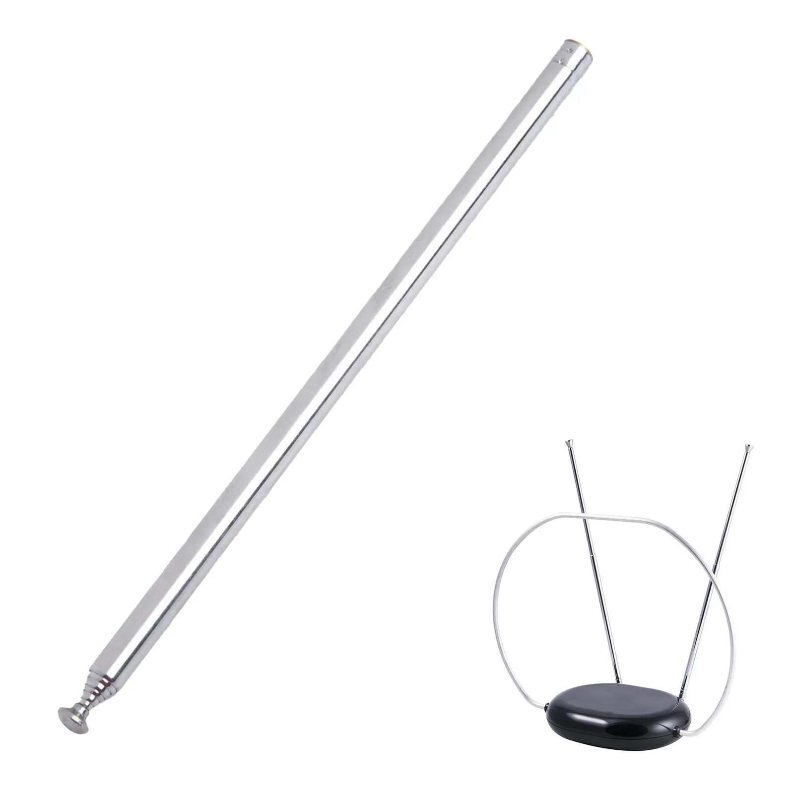 1pc Copper Telescopic Antenna 2.5m For Portable Shortwave FM AM Audio 7 Section 7*155 Mm Measurement Analysis Instruments