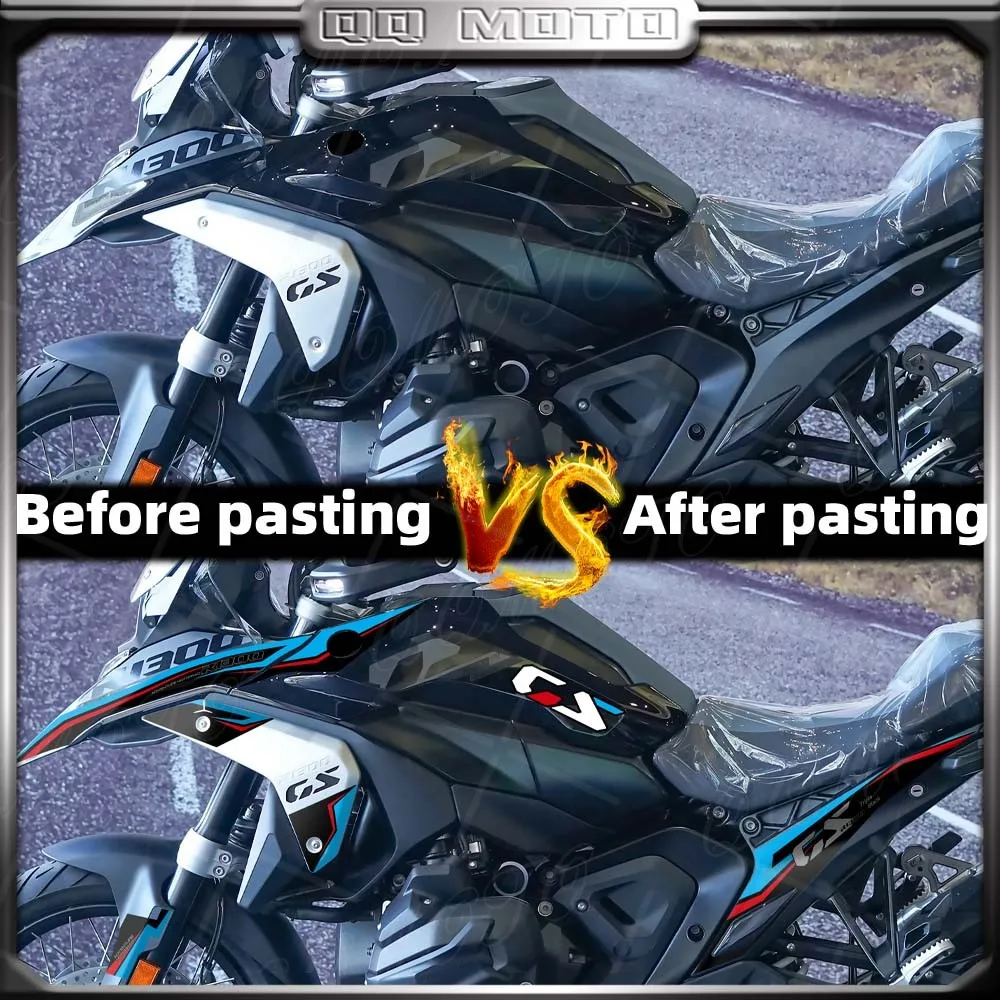 Motorcycle Refit Full Body Fairing Protect Sticker Complete Kit Triple Black Decal For R1300GS R 1300 GS r1300 gs 2024