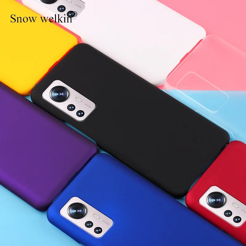 For Xiaomi 12 12X 12T Pro Multi Colors Luxury Rubberized Matte Hard Plastic Case Cover For Xiaomi 12 12S Pro Back Phone Cases