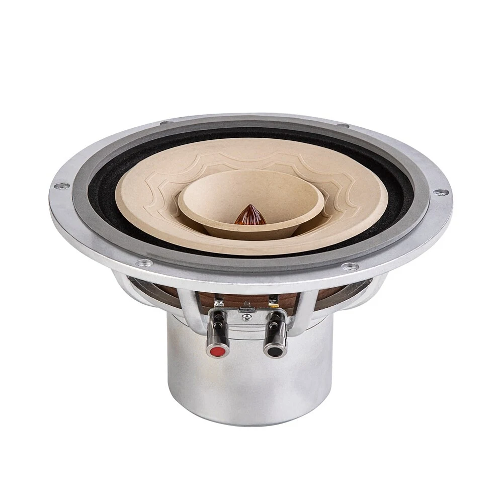 GOB-056 Lii Song Silver-8 8-inch Full Range HiFi Speaker Home Full Range Speaker Unit 25-50W/8ohm 1 Pair