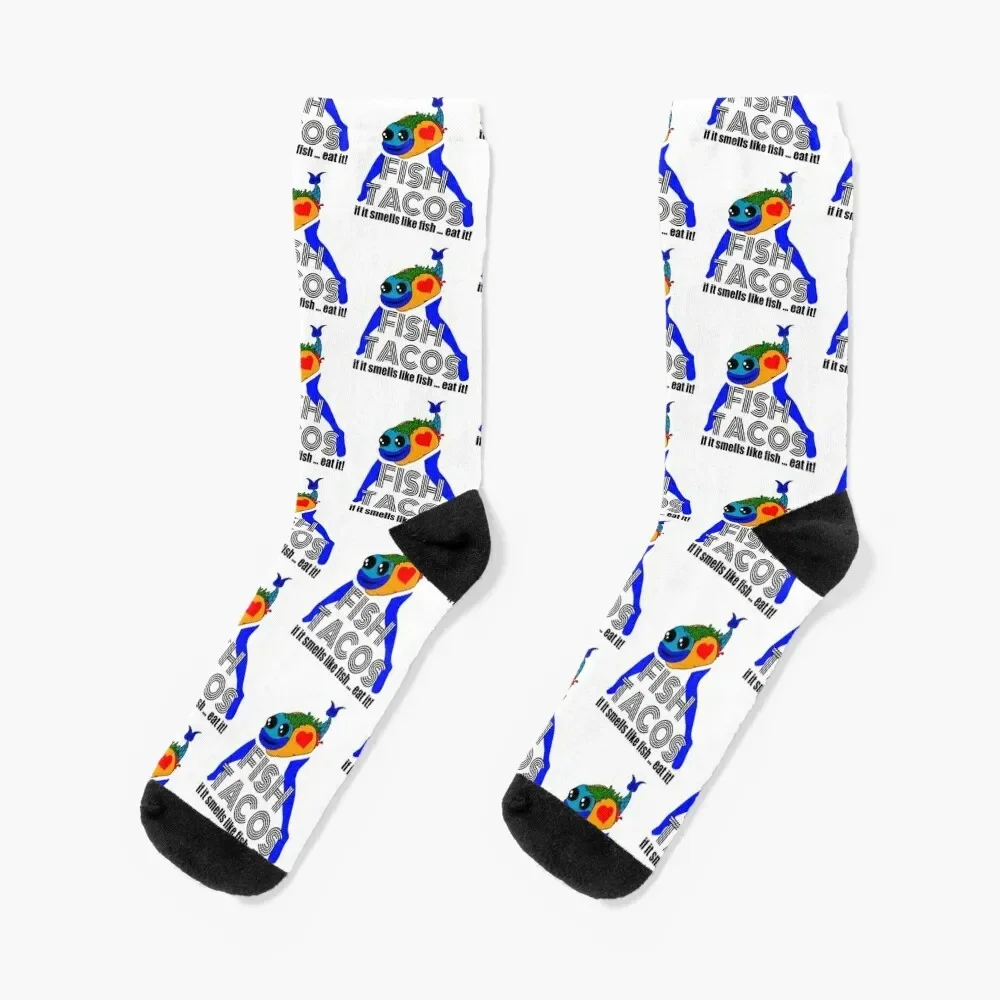 

Fish Tacos; Socks short sports stockings FASHION Socks For Women Men's