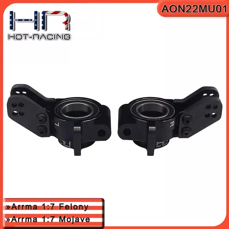 

HR Heavy Duty Aluminum Rear Hub with Carbon Fiber Rear Link Tab for 1/7 Arrma Felony Infraction Mojave Limitless 1/8 Typhon 6S