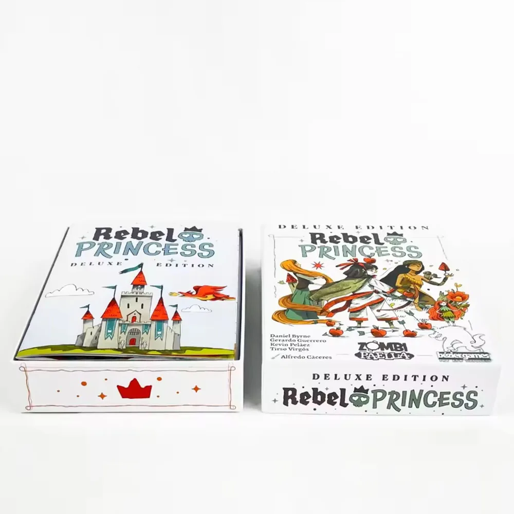 

REBEL PRINCESS Deluxe Board Card Game Ultimate Family Party Trick-Taking Fun for 3-6 Players
