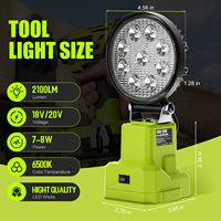 P108 6.0Ah 8.0Ah Battery Fan For Ryobi High Capacity 18v LI-ion Battery For Ryobi P107 Power Tools 8000mAh Battery Charger Fan
