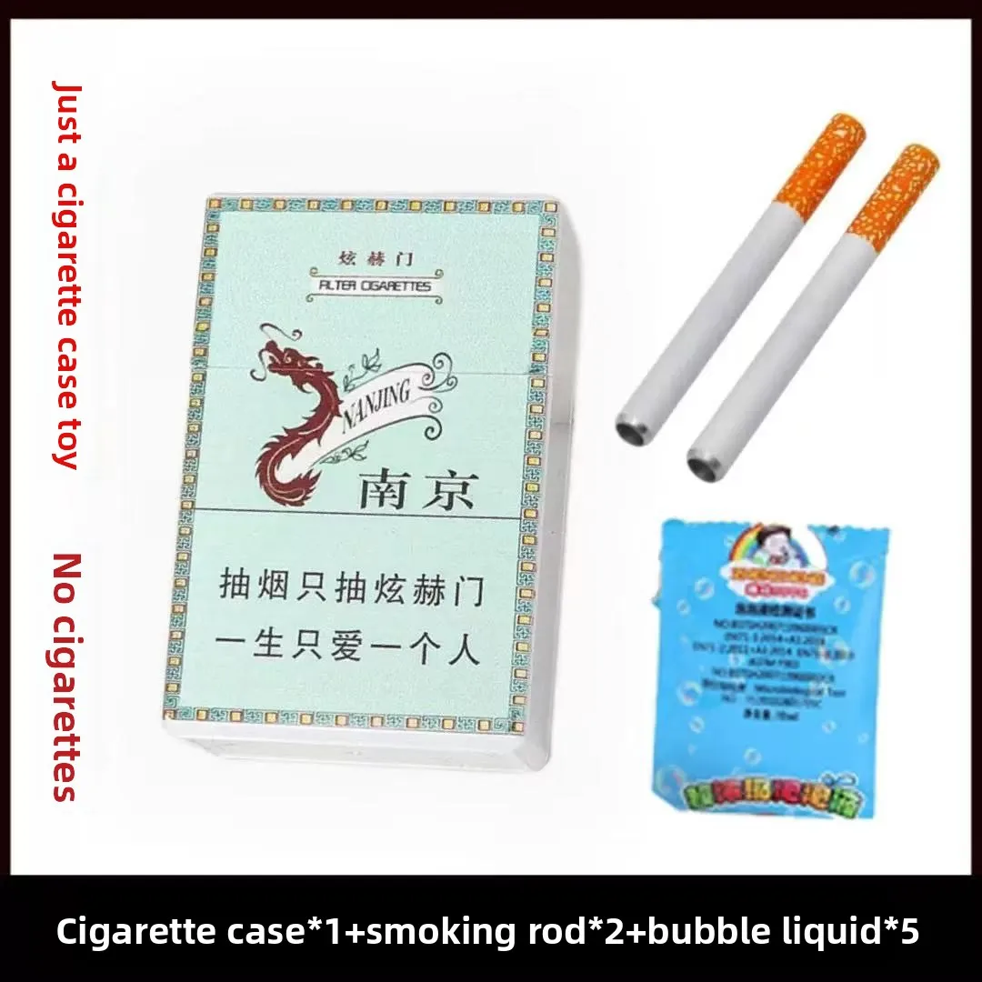 

Portable Bubble Cigarette Box, Ins Style Smoking Fun Props - Prank Gifts for Friends, Outdoor Party Toys, Hot Photo Accessories