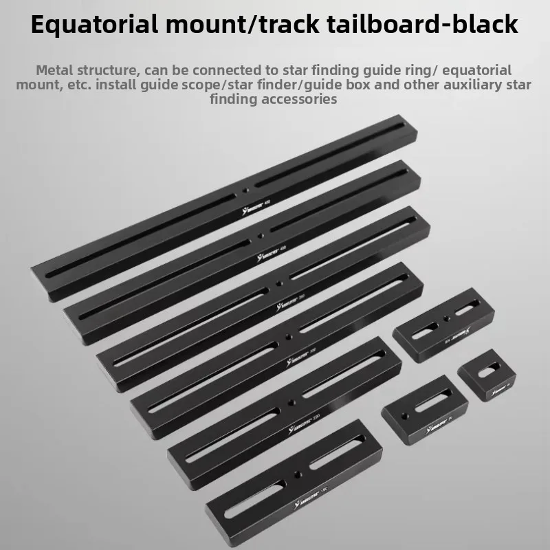 Angeleyes Adjustable Guide Star Orbit Black Equatorial Instrument Dove Tail Plate for Astronomical Telescopes 40-450mm