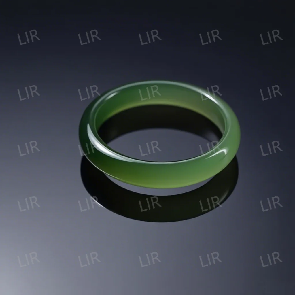 

LIR Sky-Blueish Cyan-Green Chalcedony Slim Bangle - Agate Bracelet for Women, Mature Charm, Trendy, Must-Have!