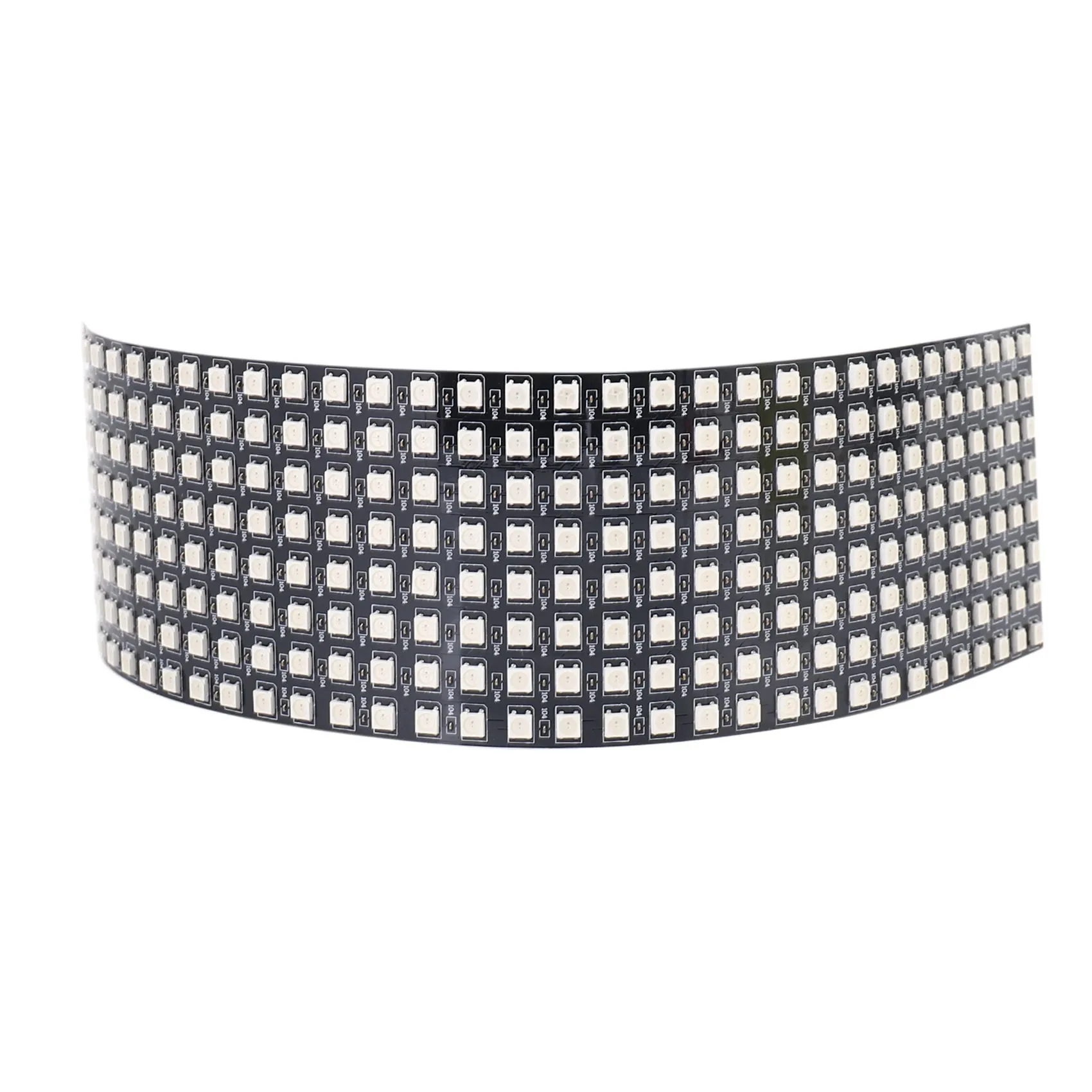 Pannello a matrice LED A68Z 4X, schermo LED indirizzabile individualmente a matrice di punti flessibile digitale WS2812B RGB 832 pixel
