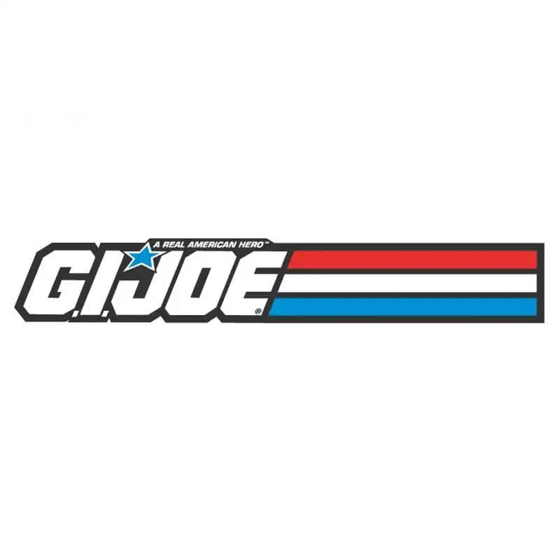 13*3CM GIJOE Car Stickers KK Vinyl Cover Scratches Waterproof for JDM SUV RV VAN Scratches Waterproof PVC
