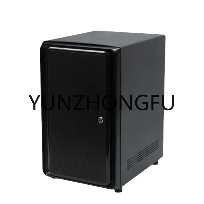 With safe lockable front door NAS08A Hotsawp 8 bays MINI-ITX NAS Storage chassis