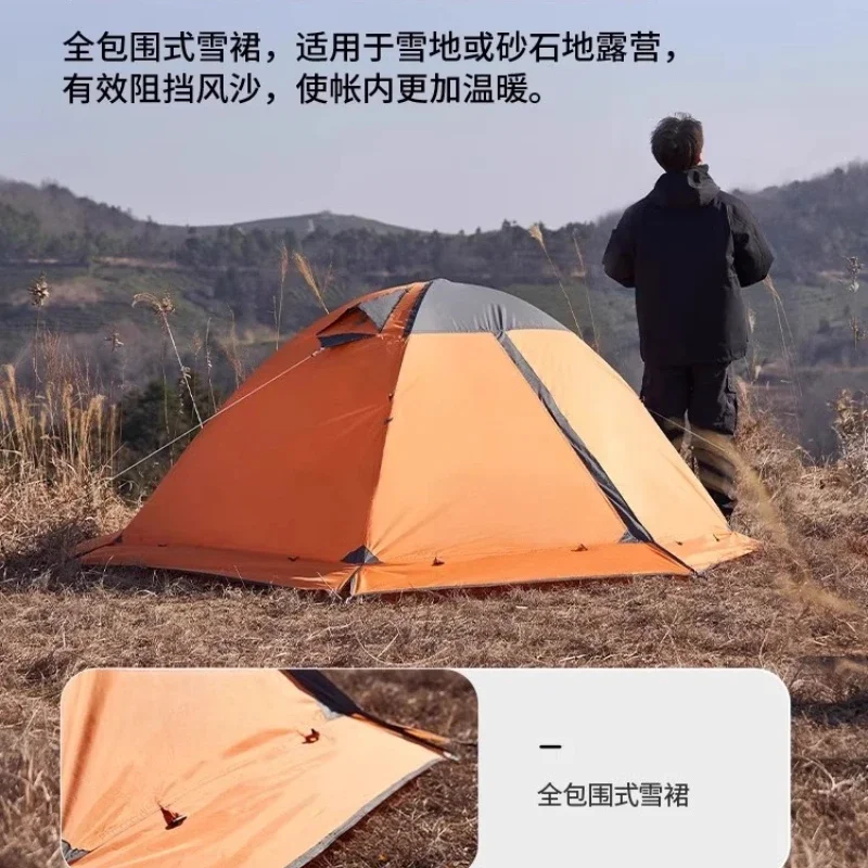 Outdoor camping hiking tent, four seasons tent alpine tent
