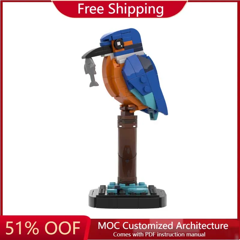 

150PCS MOC Building Blocks Toys Birds Animal Models DIY Creative Assembly Toy Sets Christmas Gifts Suitable For All Enthusiasts