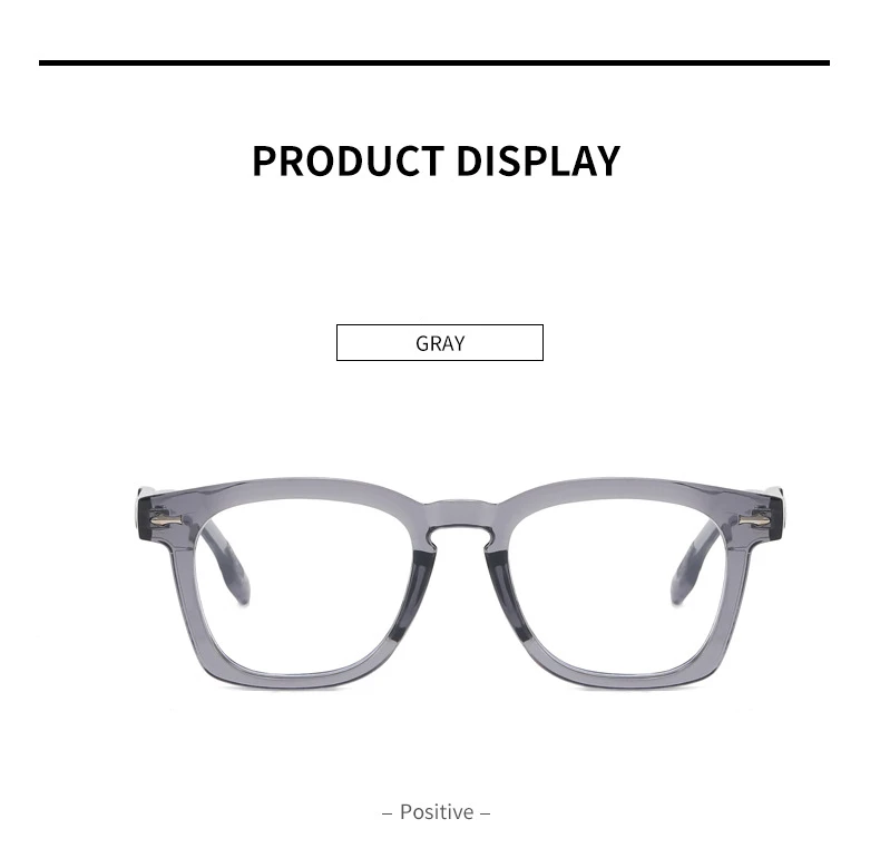 Mode Marke Design Retro Quadratischen Männlichen Exquisite Dekoration Brillen Rahmen Photochrome Anti Blau Licht Männer Lesebrille 0 ~ + 6 – Detail 10