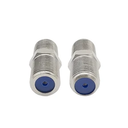 2Pcs F81 F Type Female to Female Coaxial Adapter 3GHz RF Coaxial Cable Extension F Type Jack to F Jack Splice Connector
