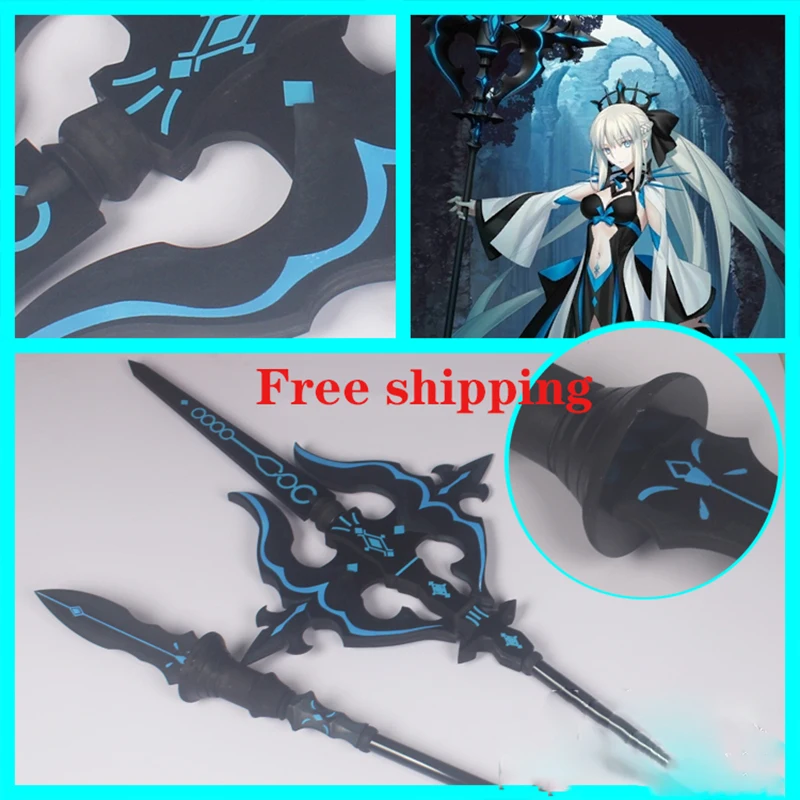 Morgan Le Fay Staff Fate/Grand Order FGO Prop Cosplay Weapons Halloween Christmas Party Props for Comic Show Free shipping