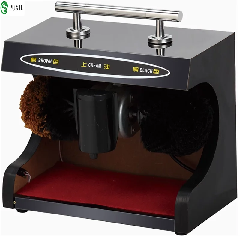 220V Fully Automatic Shoe Polisher Infrared Electric Shoe Cleaner Machine Brushing Poshing Machine Hotel Leather Polisher