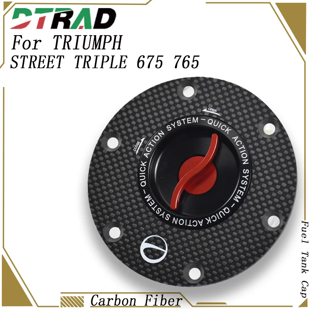 

Крышка топливного бака из углеродного волокна для TRIUMPH STREET TRIPLE 675/R 2009-2020 765/S/R/RS 2017-2024, крышка вентиляционного бака мотоцикла Gasoilne