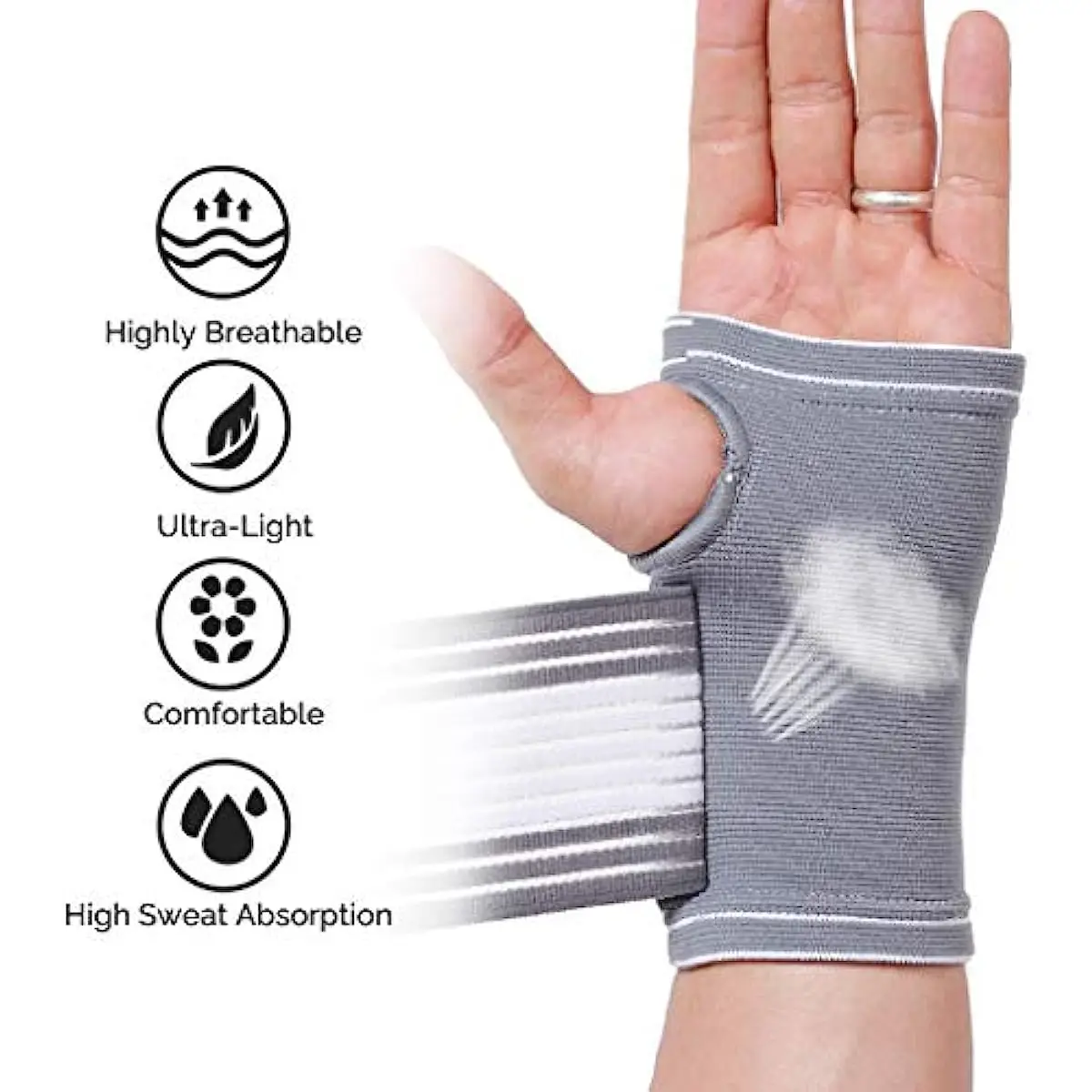 1PC Adjustable Compression Thumb Fixed Wrist Support Sports Wrist Thumbs Hands Arthritis Splint Support Protective Guard