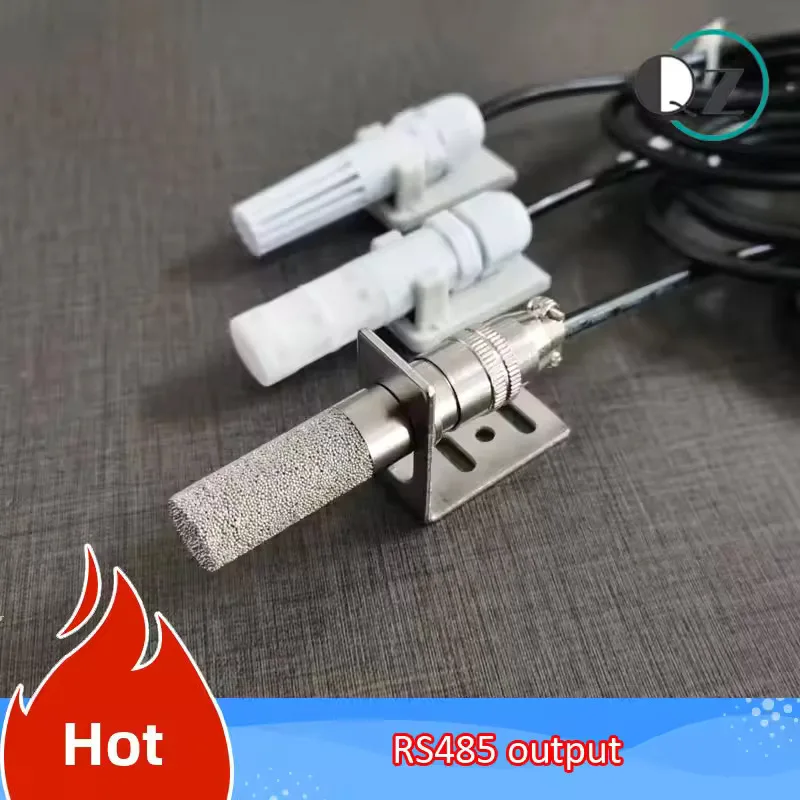 Temperature and Humidity Sensor Probe RS485 Temperature Transmitter Collector Module Modbus Dust Proof Probe SHT30 Air 5-24VDC
