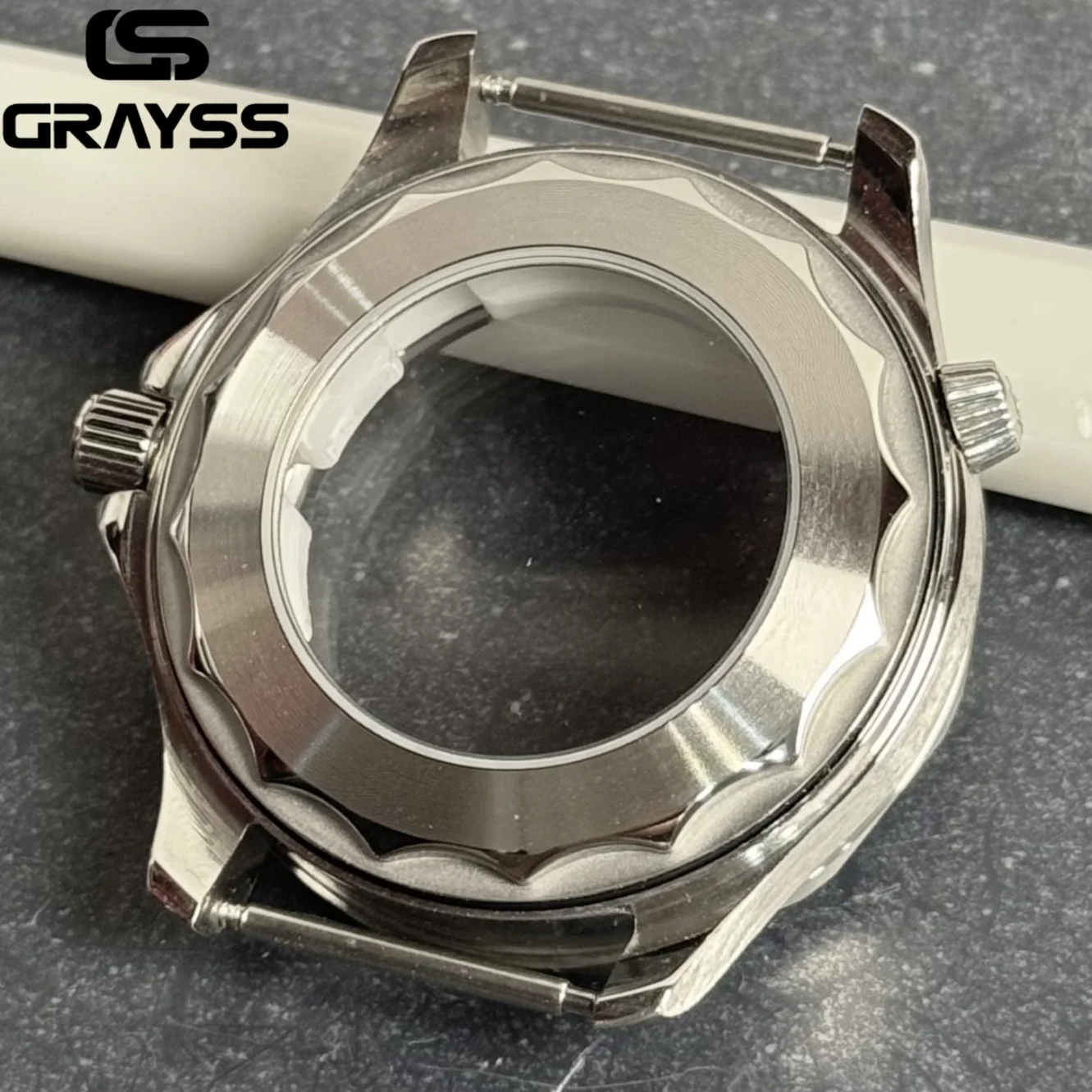 لفرس البحر 41 مللي متر حافظة ساعة من الفولاذ المقاوم للصدأ ST1612 ميوتا 8215 DG 2813 حركة أوتوماتيكية 10 متر ملحقات ساعة زرقاء مقاومة للماء