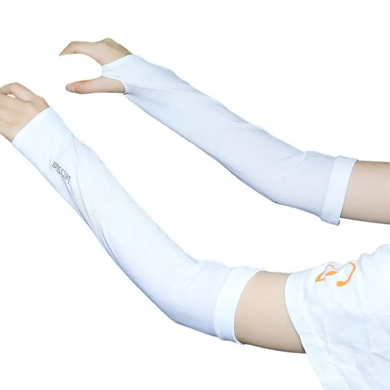 

Ice Silk UV Protection Arm Sleeves Sun Block Unisex Sleeves for Outdoor Sports Running Cycling