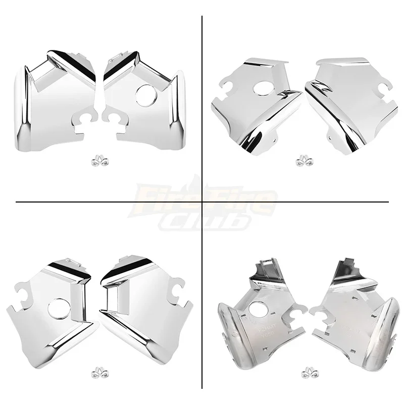 Chrome Motorcycle Neck Trim Covers Metal for Yamaha XVS400 Drag Star 96-17 XVS650 Drag Star V-Star 650Custom Classic 97-03