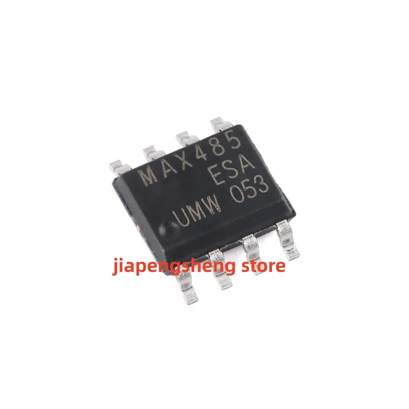 UMW-Transceiver Chip, MAX485ESA SOP-8, Half-Duplex RS485/RS422, Original, Genuine, New, 5Pcs