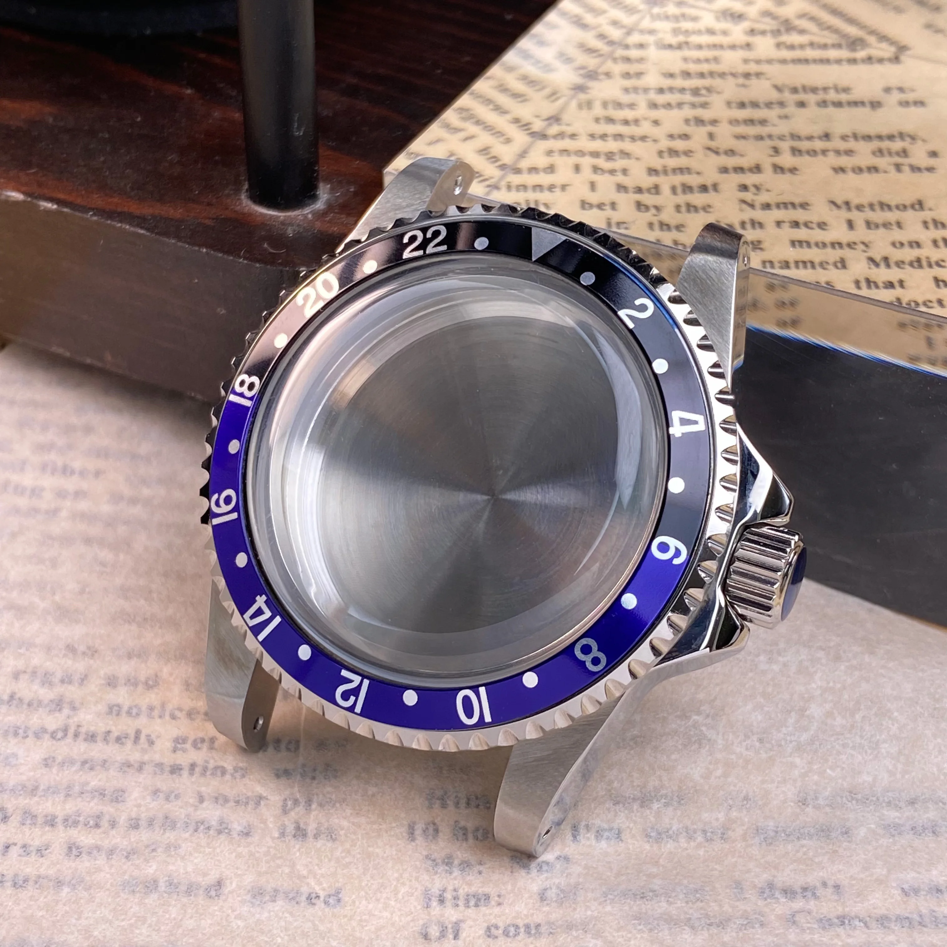 NH35 серебристый ретро акриловый объектив увеличительный корпус из нержавеющей стали подходит для nh34 nh35 nh36 аксессуары для механизмов корпус часов