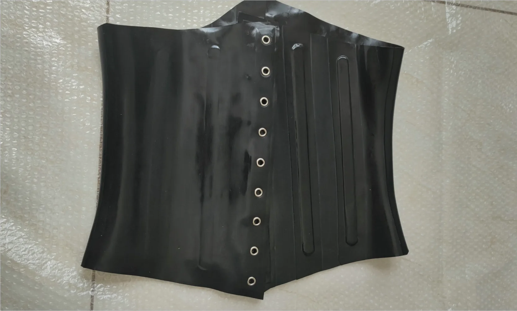 Handmade Fascinating Sexy Rubber Fetish Underbust Corsets Latex Fashion Heavy 1.0 mm thickness