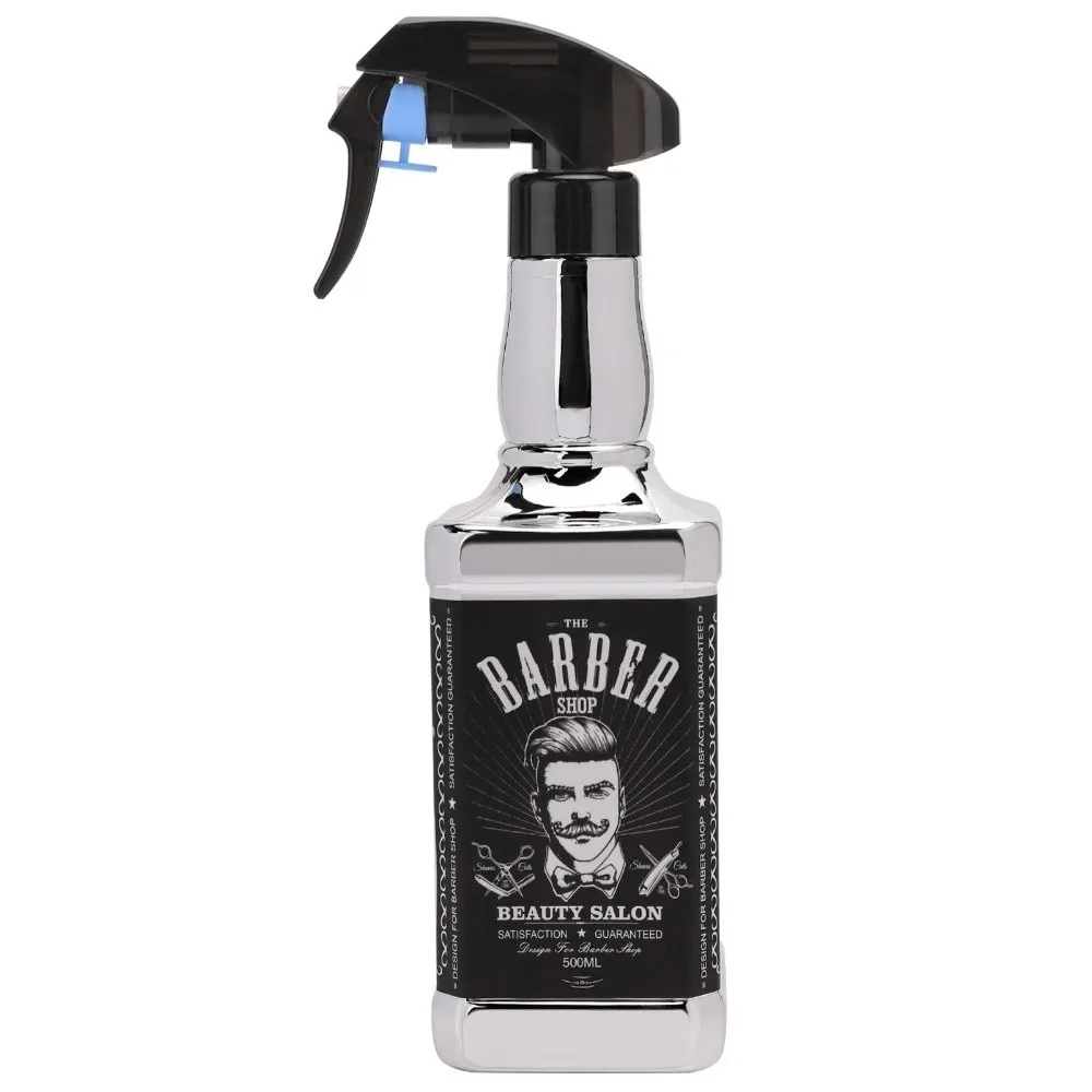 New 500ML Spray Bottle Fine Mist Refillable Plastic Squirt Bottle Plating Empty Water Mist Sprayer Haircut Use