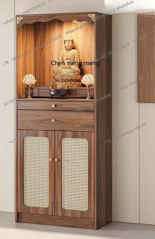 

Incense Table Guanyin Bodhisattva Household Table Shentai Integrated New Chinese Vertical Cabinet Chinese Ancient Style