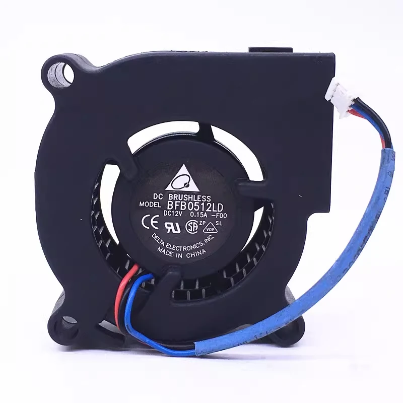 HJY 1-piece DELTA BFB0512LD DC12V 0.15A 3-wire turbo fan 5020 5cm
