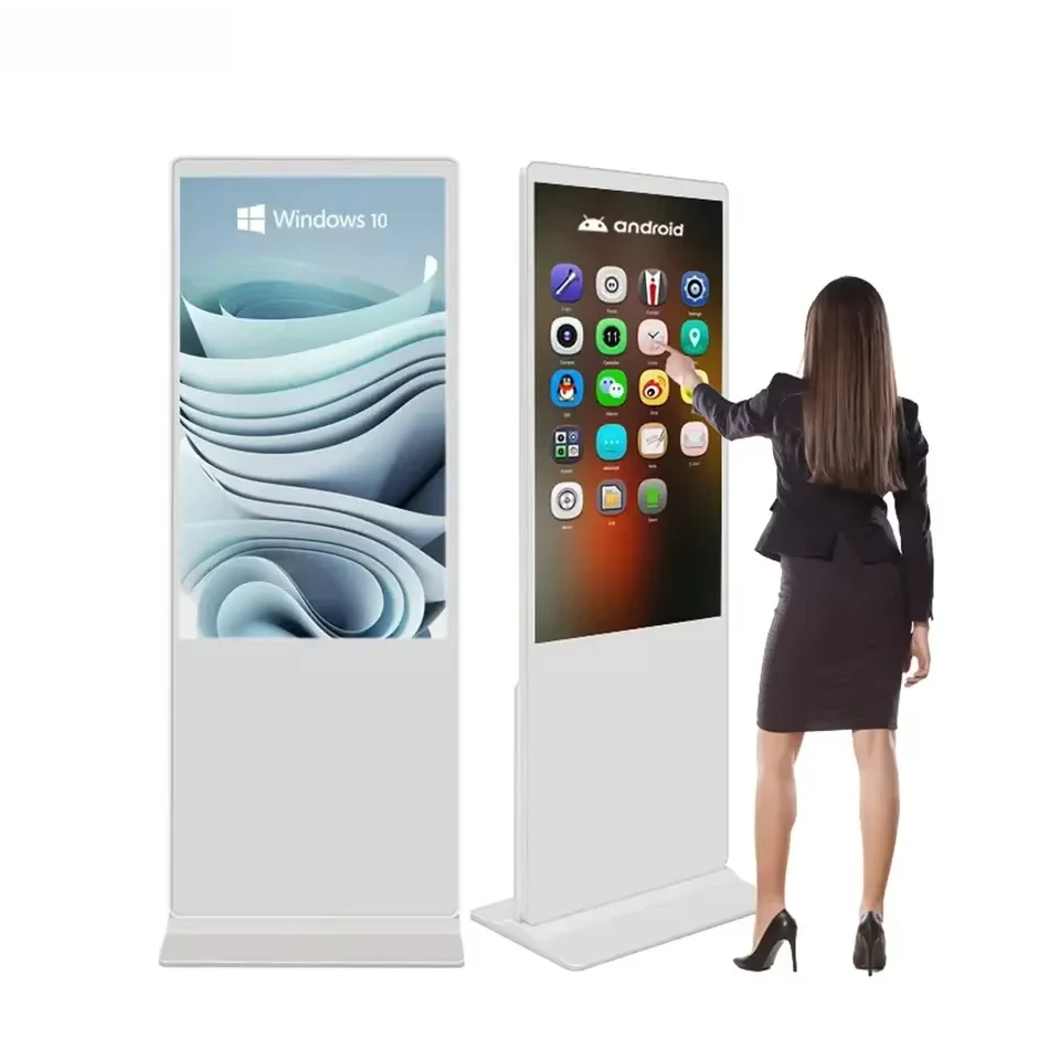 

Letine Support OEM 32",43",49",55",65" Advertising Lcd Display Touch Full Hd Floor Standing Totem Digital Signage