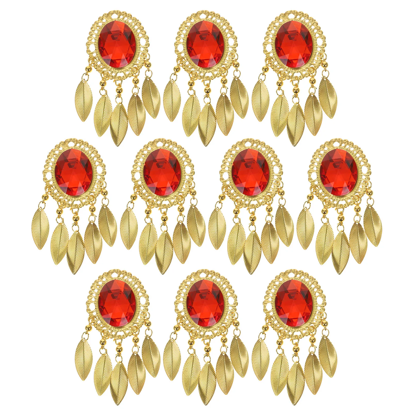 

10Pcs Elegant Bag Pendant Removable Clothes Decoration Bridal Wedding Accessories Gem Pendant Gems Sew on Fabric