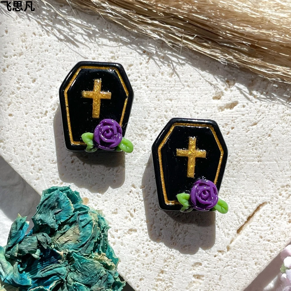 100pcs Halloween Series Flatback Resin Cabochon Cute Refrigerator Phone Case Hairpin Keychain Earrings Scrapbook DIY Accessories