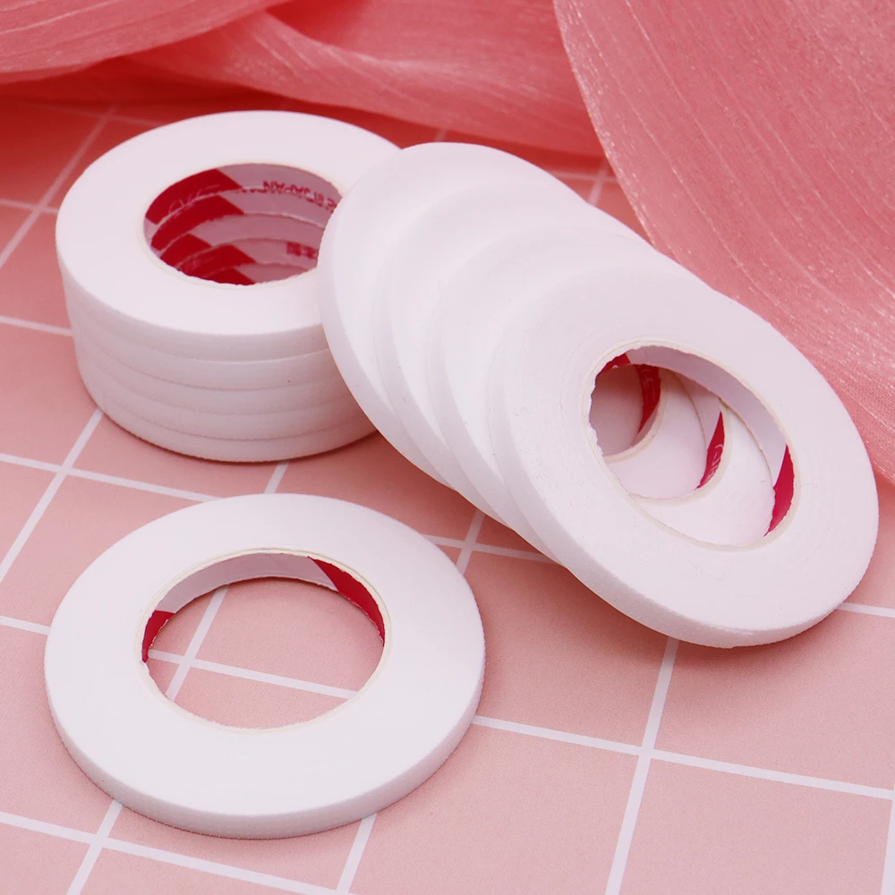 10Pcs 4mm Eyelash Extension Tape Breathable Anti-allergy Easy to Tear Lash Perming Narrow Micropore Professional Lashes Tape