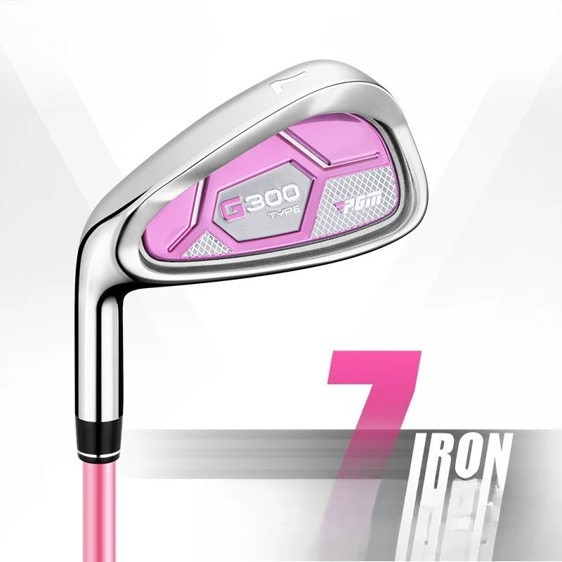 PGM Left Hand 7 Iron, Ladies Golf Club, Single, Stainless Steel Head Golf Club