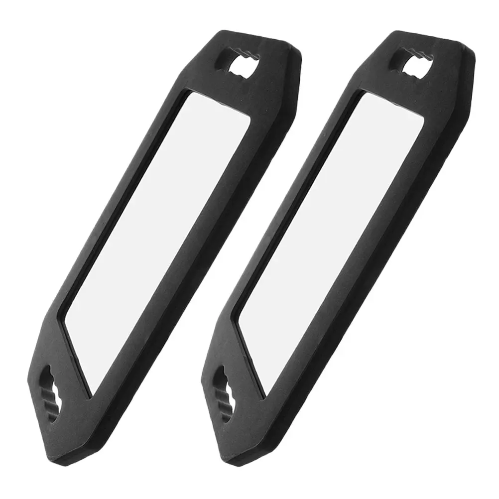 

2pcs Vanity Handheld Rearview Mirror for Hair Salon Adjustable Angle Durable Drop Resistant High Definition Mirror for Self