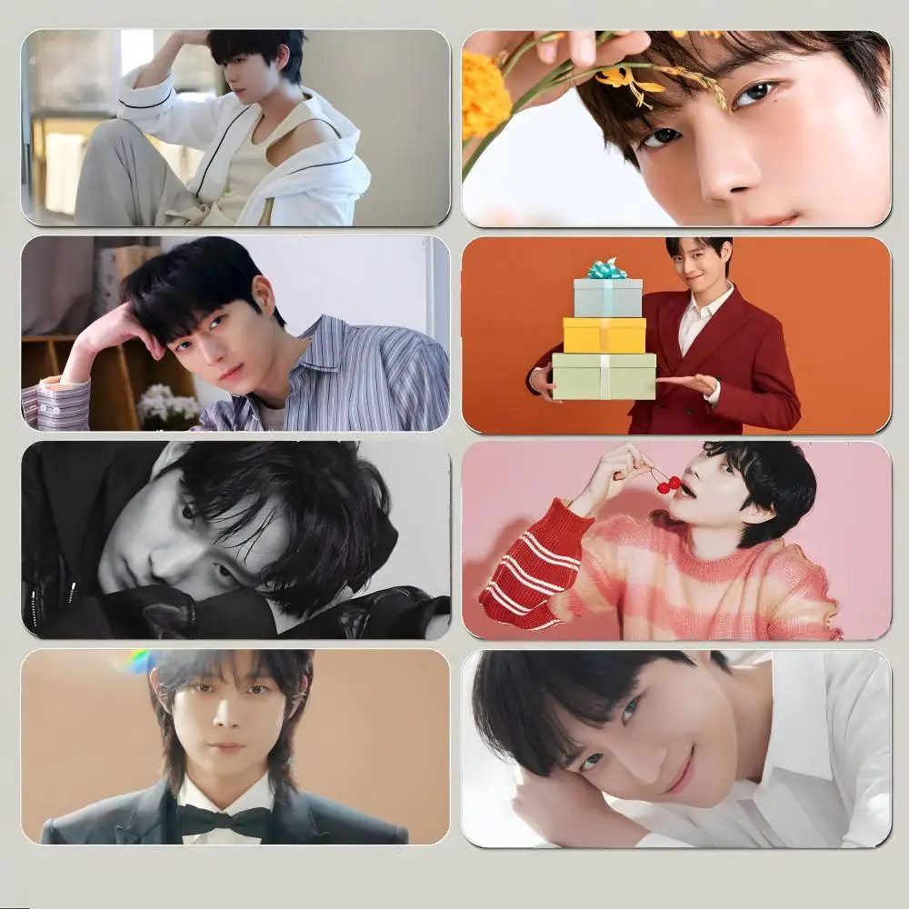 Handsome Kim Young-daes Mouse Pad Large Gaming Mousepad with Thick Stitched Edge Non-Slip Desk Mat