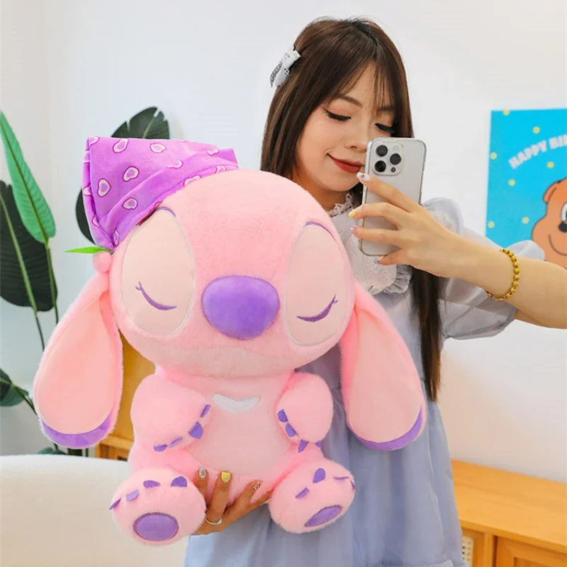 Disney's New Sleeping Stitch Plush Toy Stitch Room Decoration To Accompany Children To Sleep Children's Birthday Christmas Gift