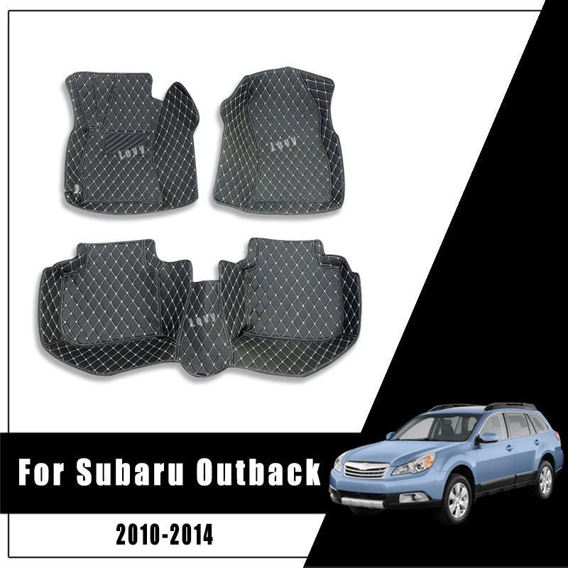 

Коврик в салон автомобиля, коврик в багажник для Subaru Outback 2010-2014, кожаный коврик в багажник, аксессуары для интерьера автомобиля