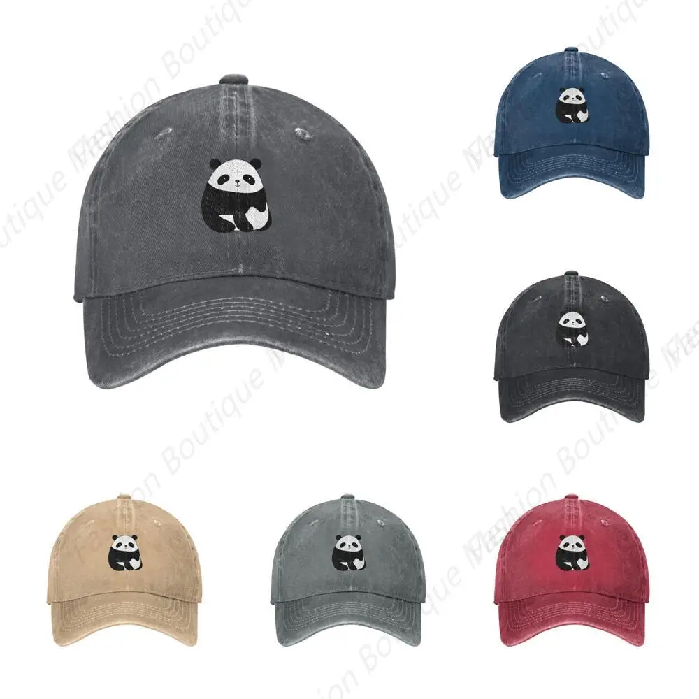 

Hot-Selling Funny Wild Panda Head Baseball Cap For Men Women Adjustable Vintage Dad Hat Natural Outdoor Travel Sun Visor