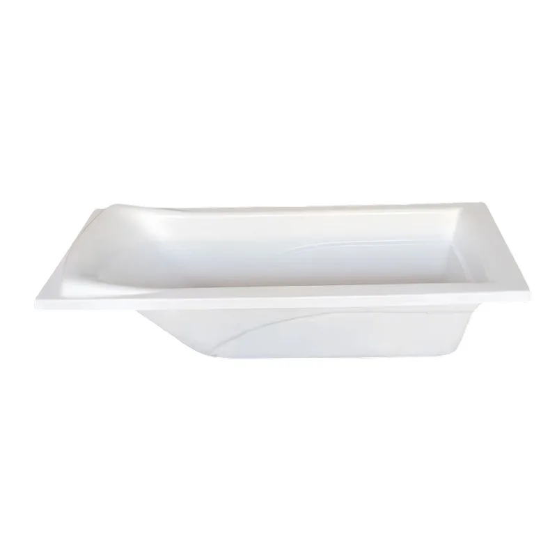 

Thickened acrylic, embedded household square bathtub, hotel bathtub