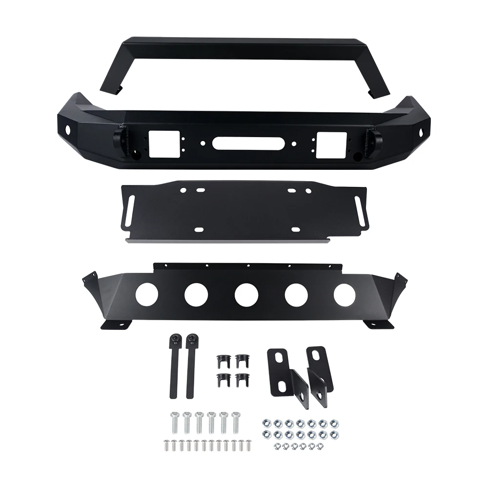 

Maiker Hot Sale Steel Front Bumper for Jeep Wrangler JL 2018+ Car Bumper Accessories